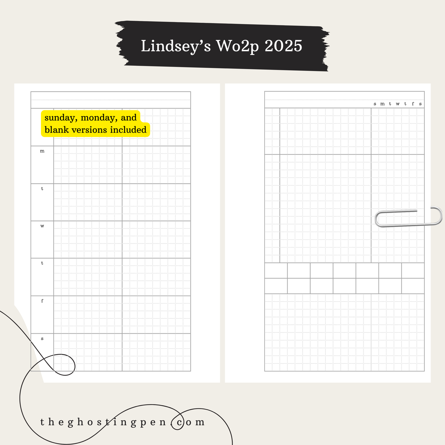 Lindsey's wo2p 2025