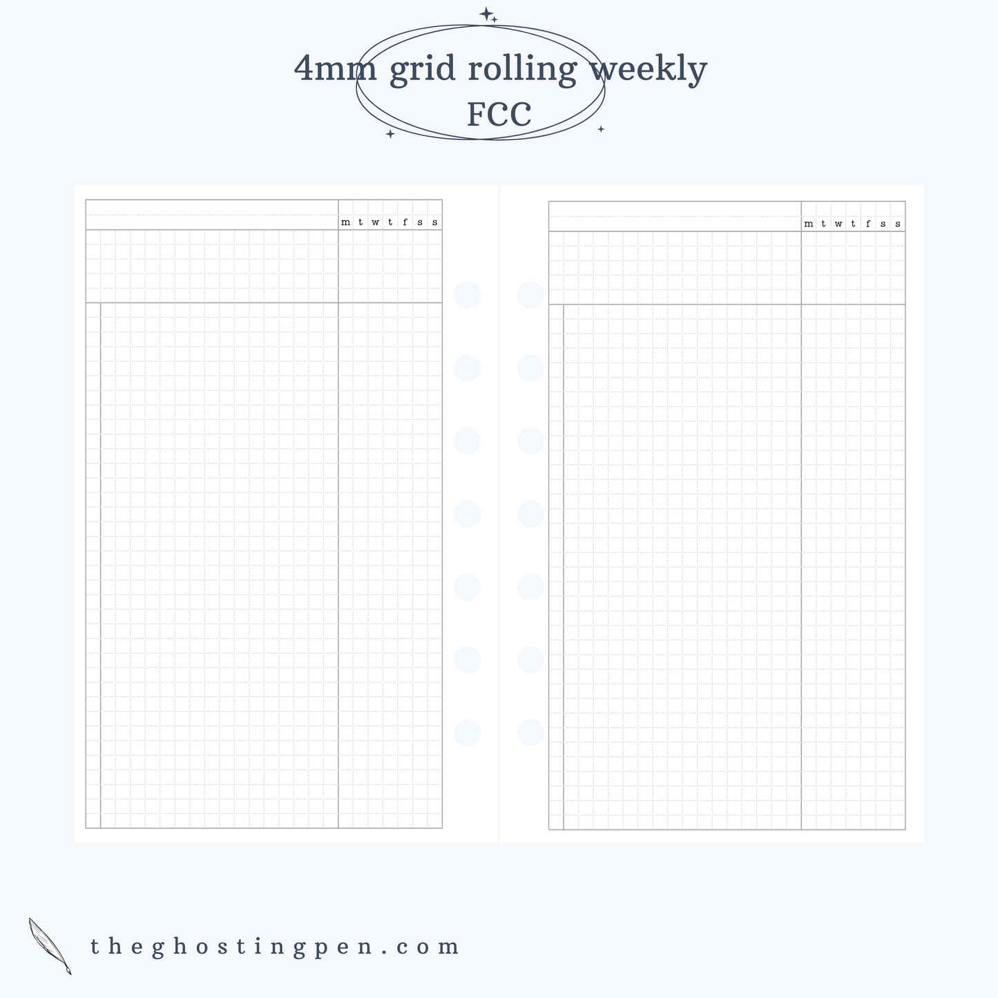 4mm grid rolling weekly