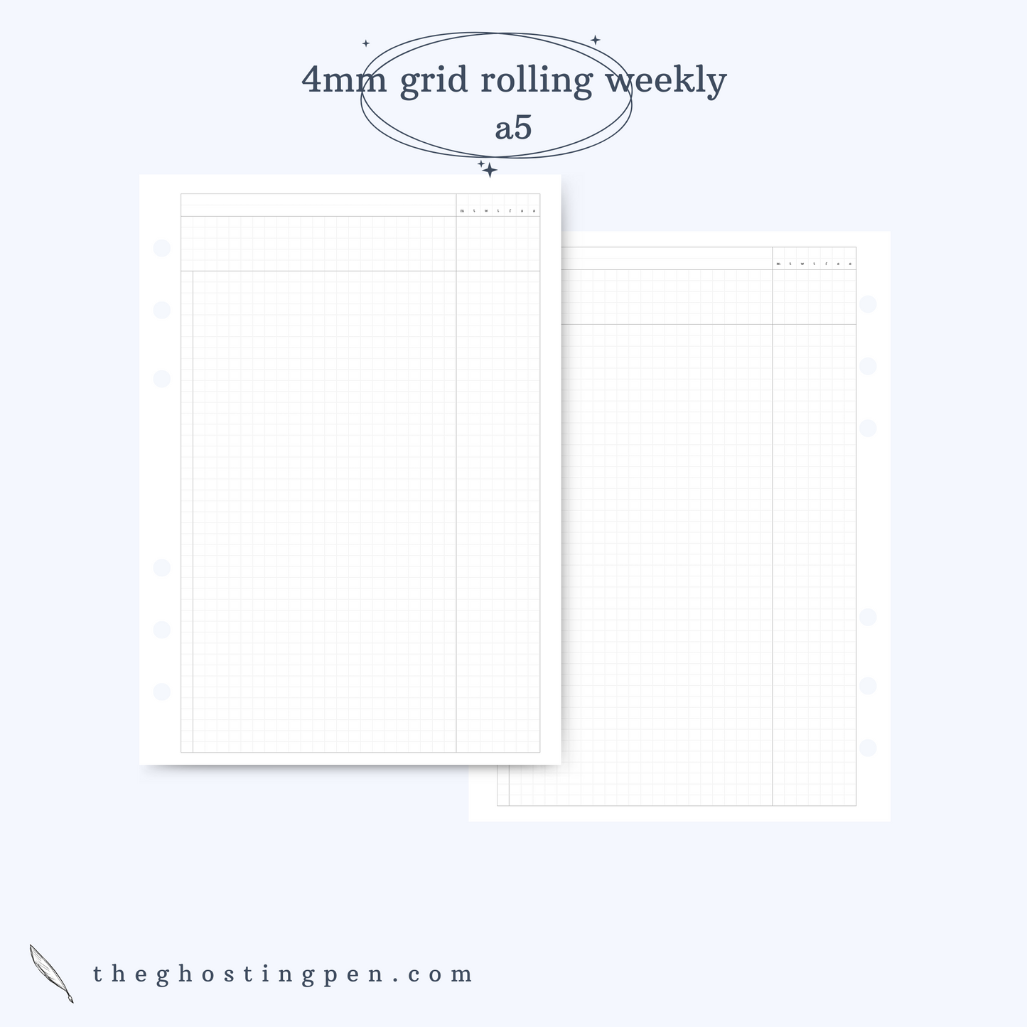 4mm grid rolling weekly