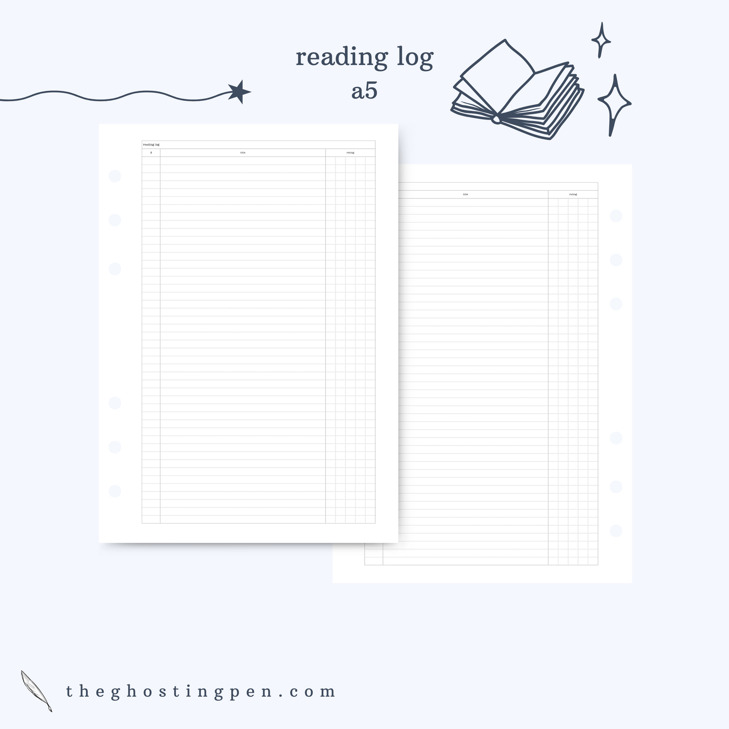 the reading log