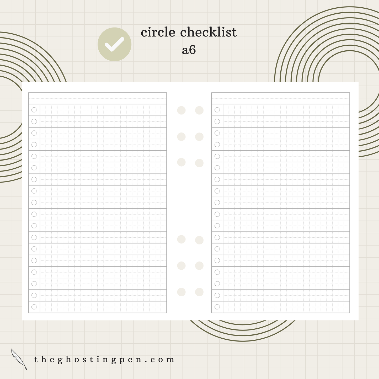 circle checklist