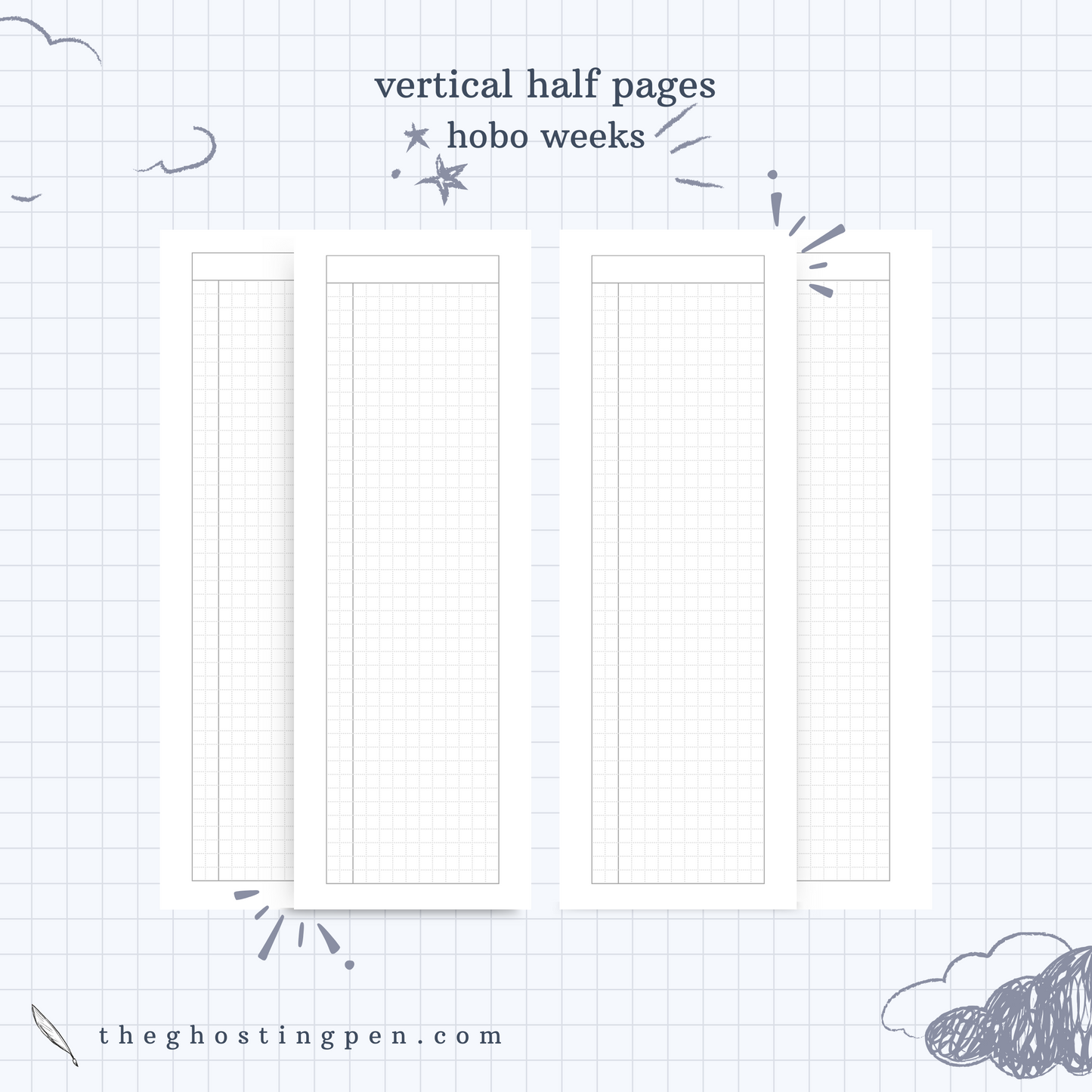 vertical half pages