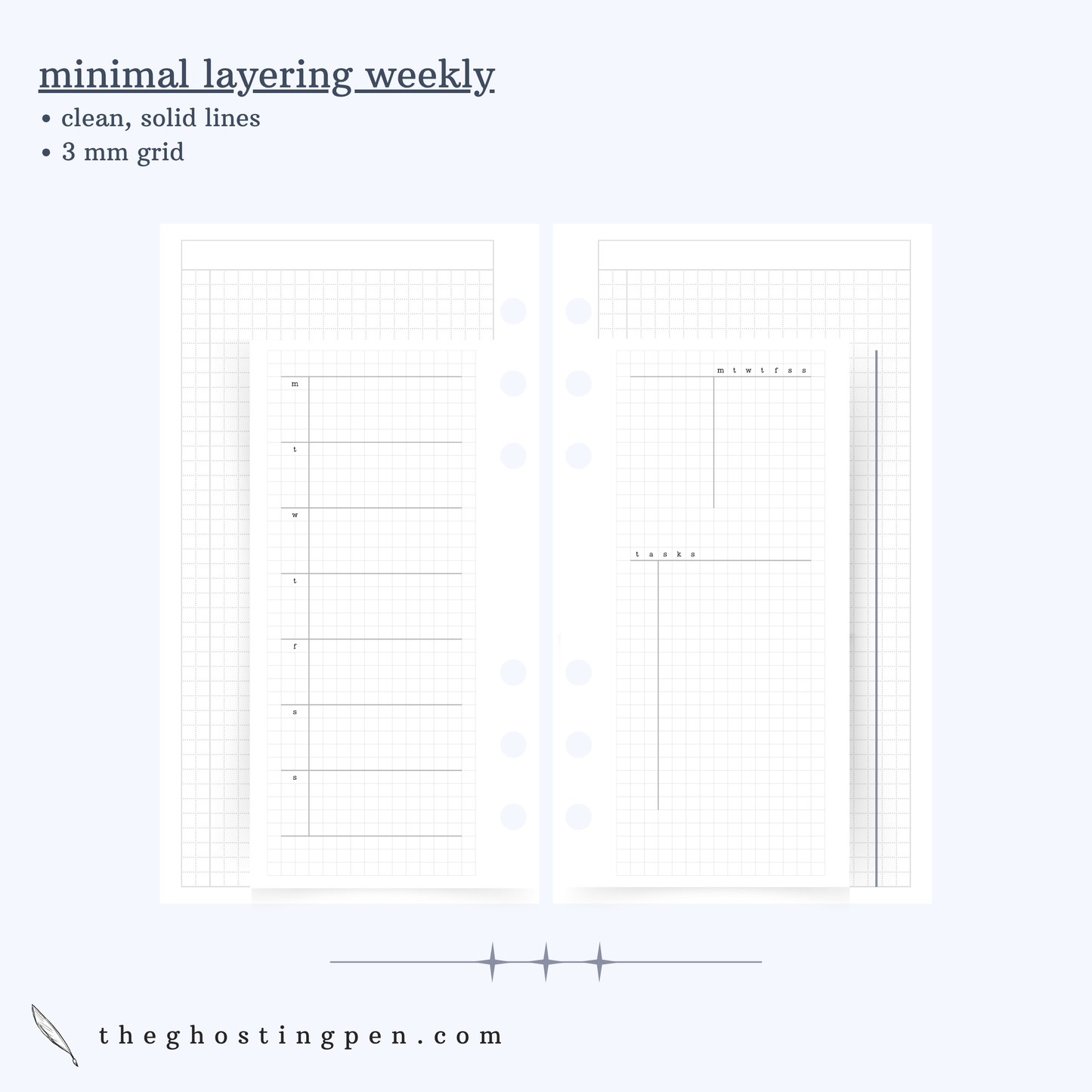 minimal layering weekly