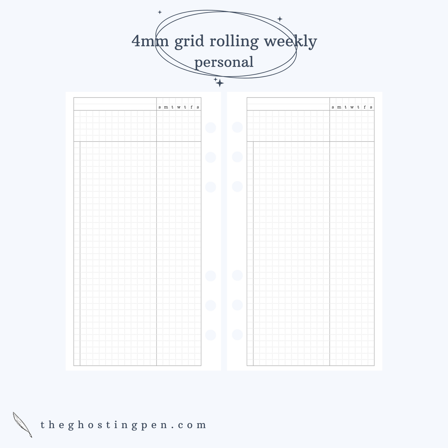 4mm grid rolling weekly