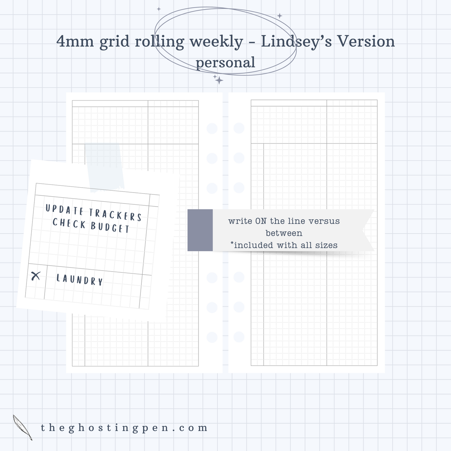 4mm grid rolling weekly