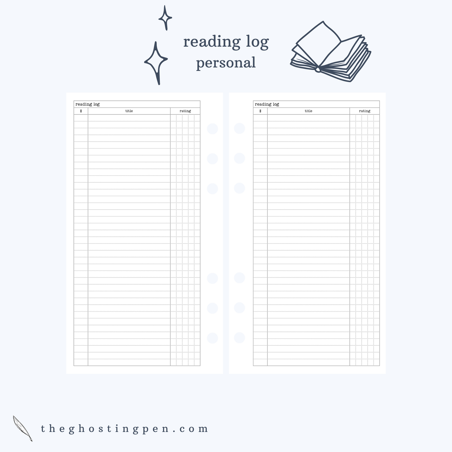 the reading log