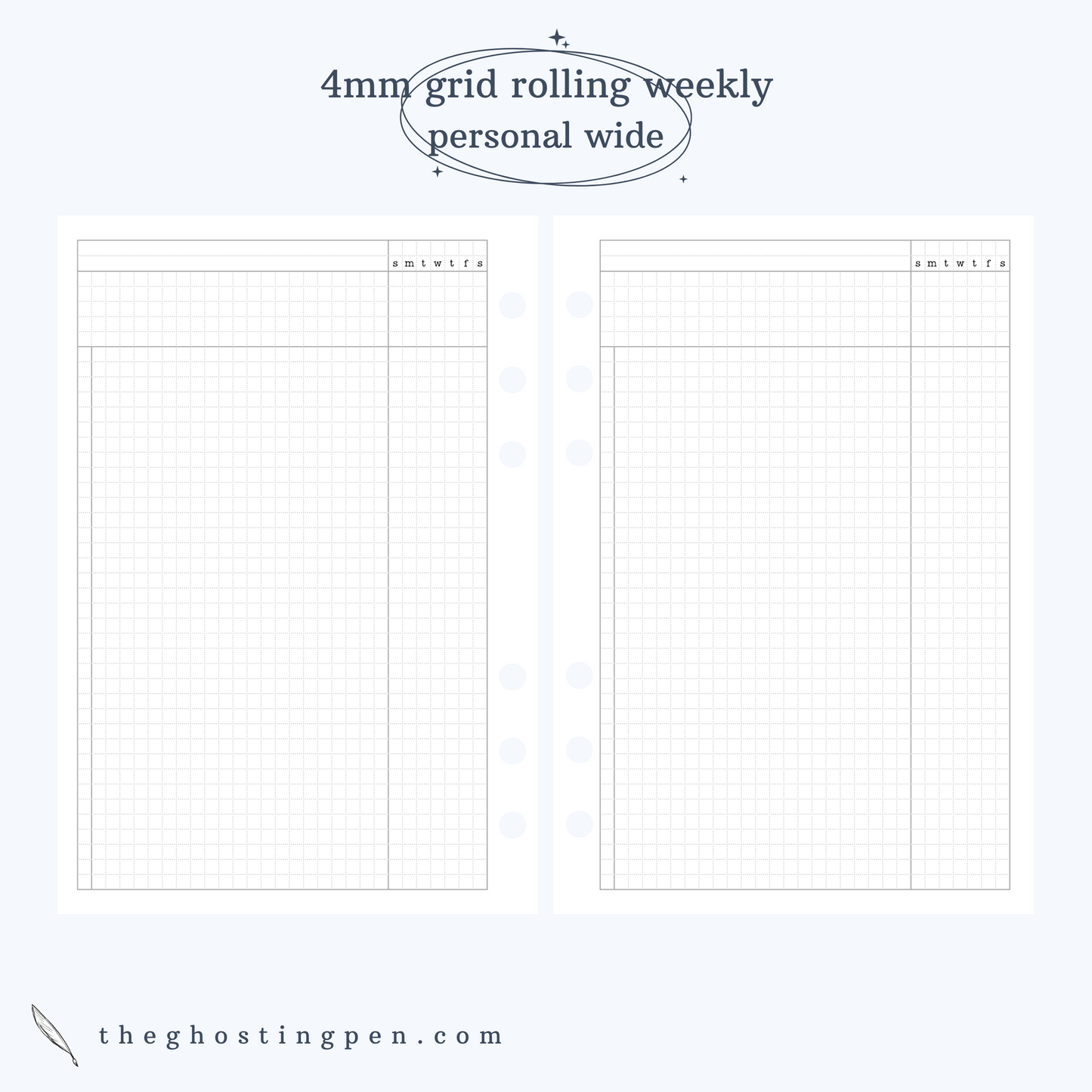4mm grid rolling weekly