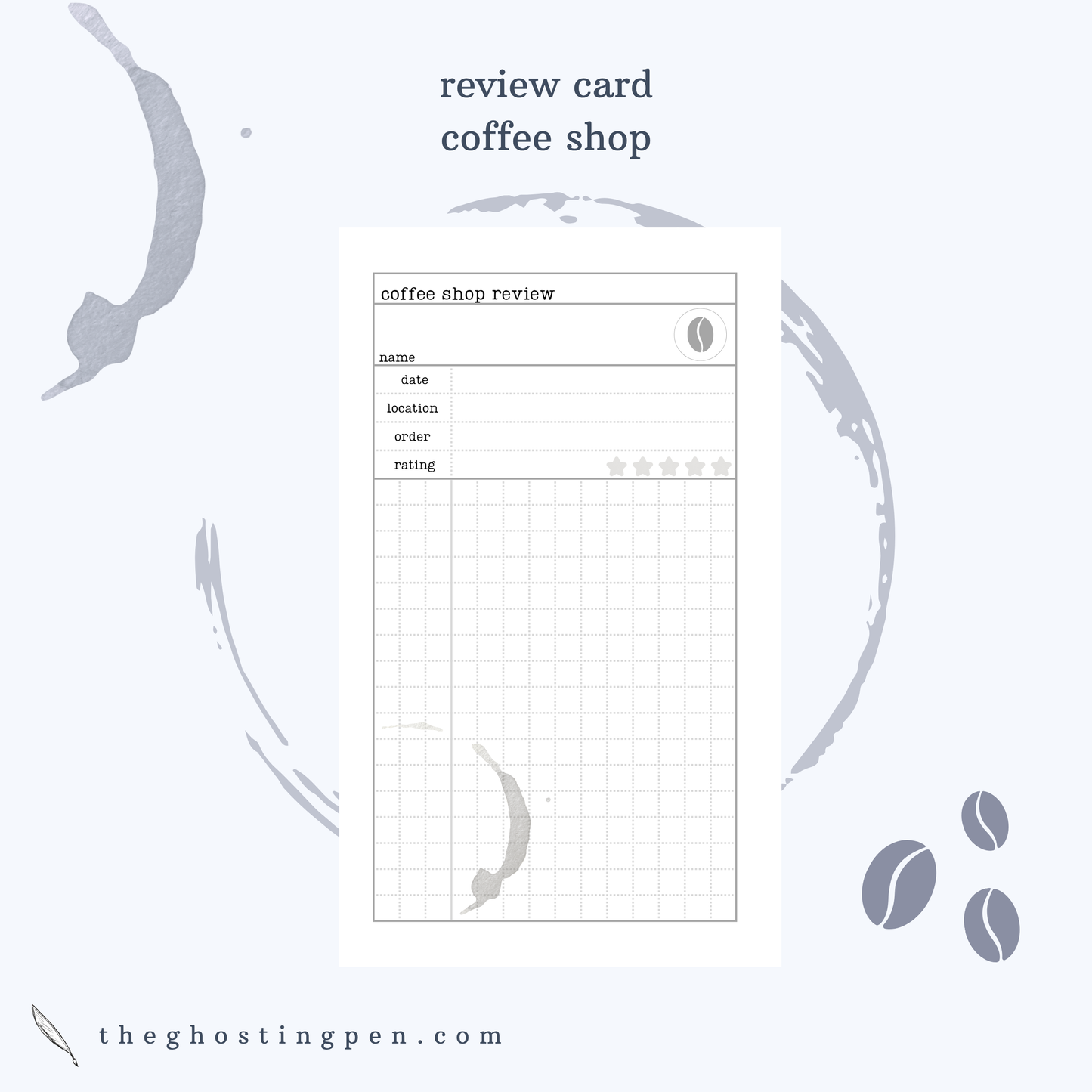review cards