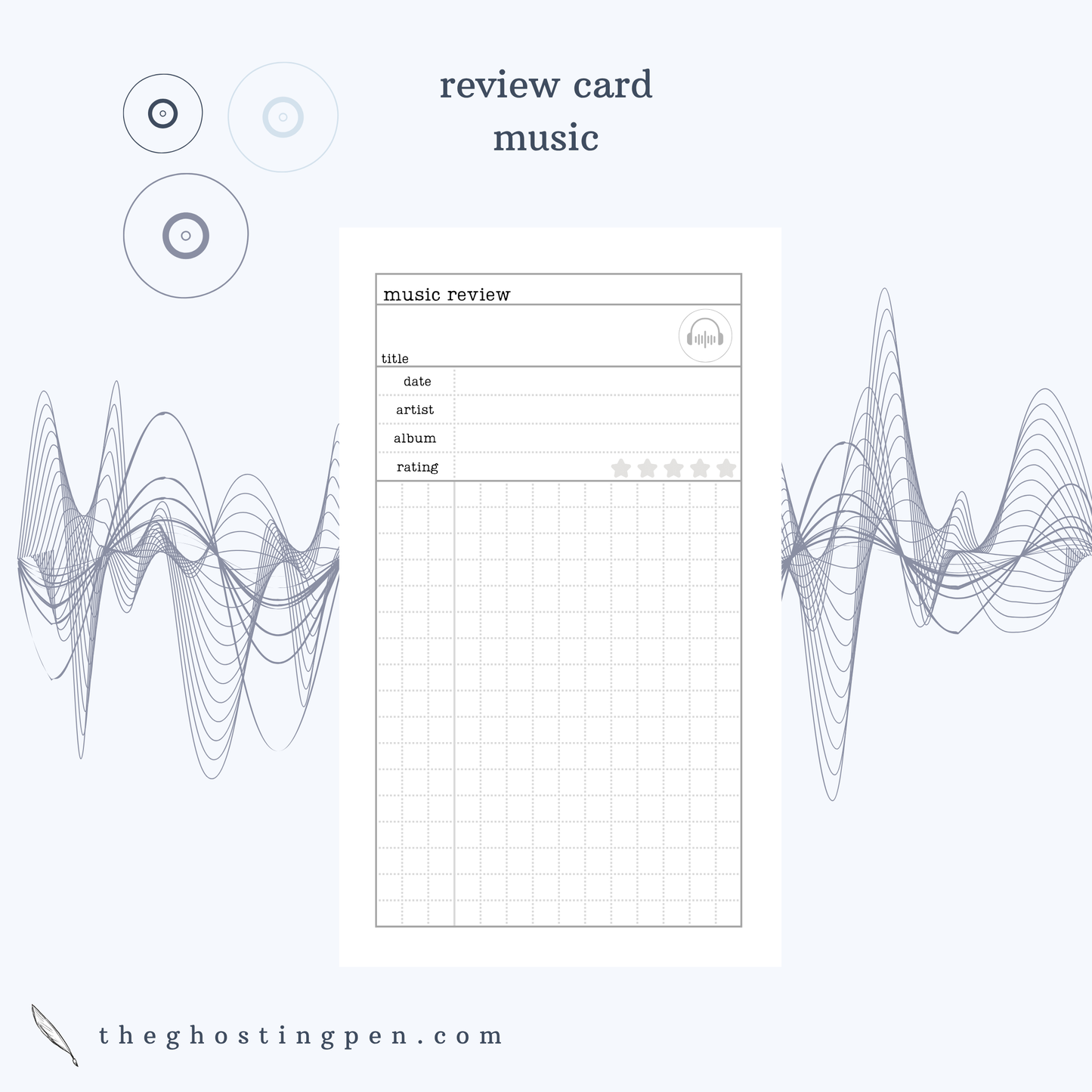 review cards