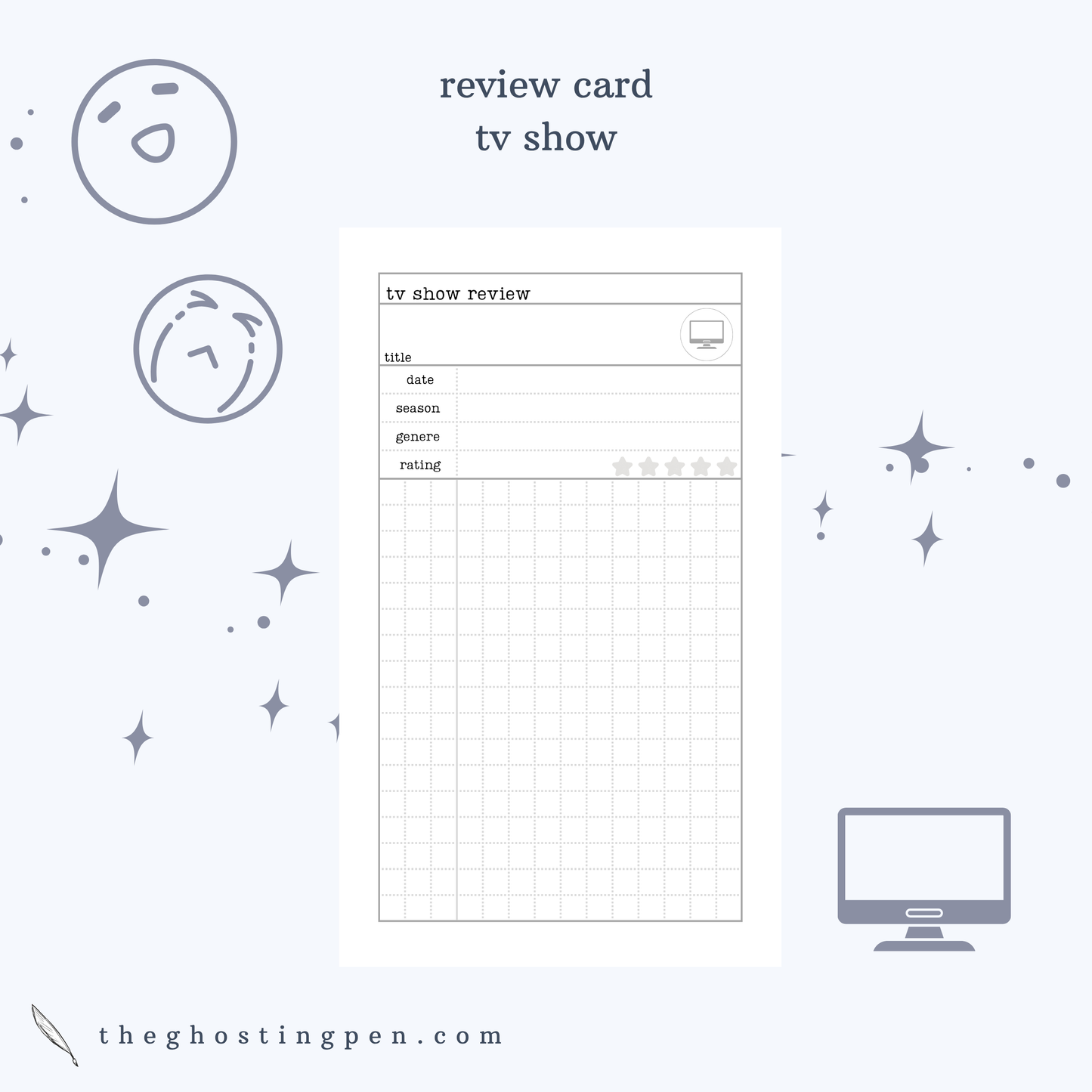 review cards