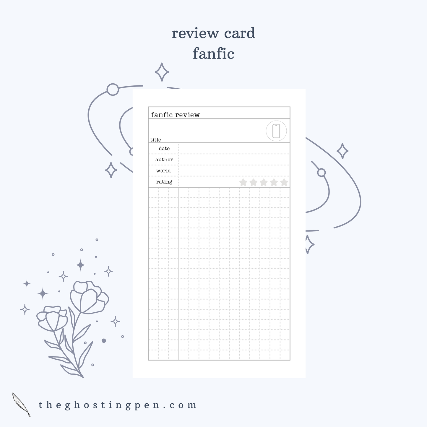 review cards
