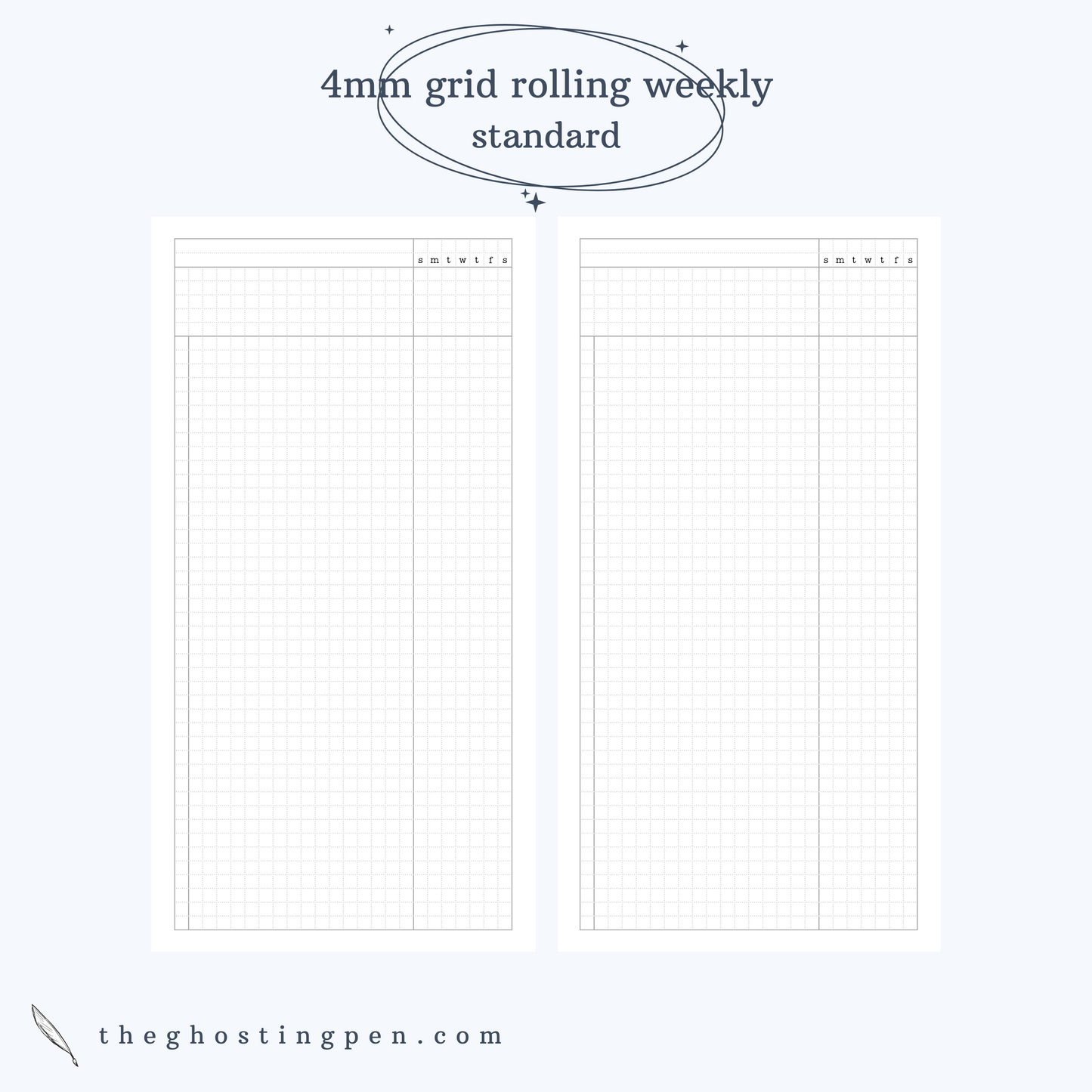 4mm grid rolling weekly