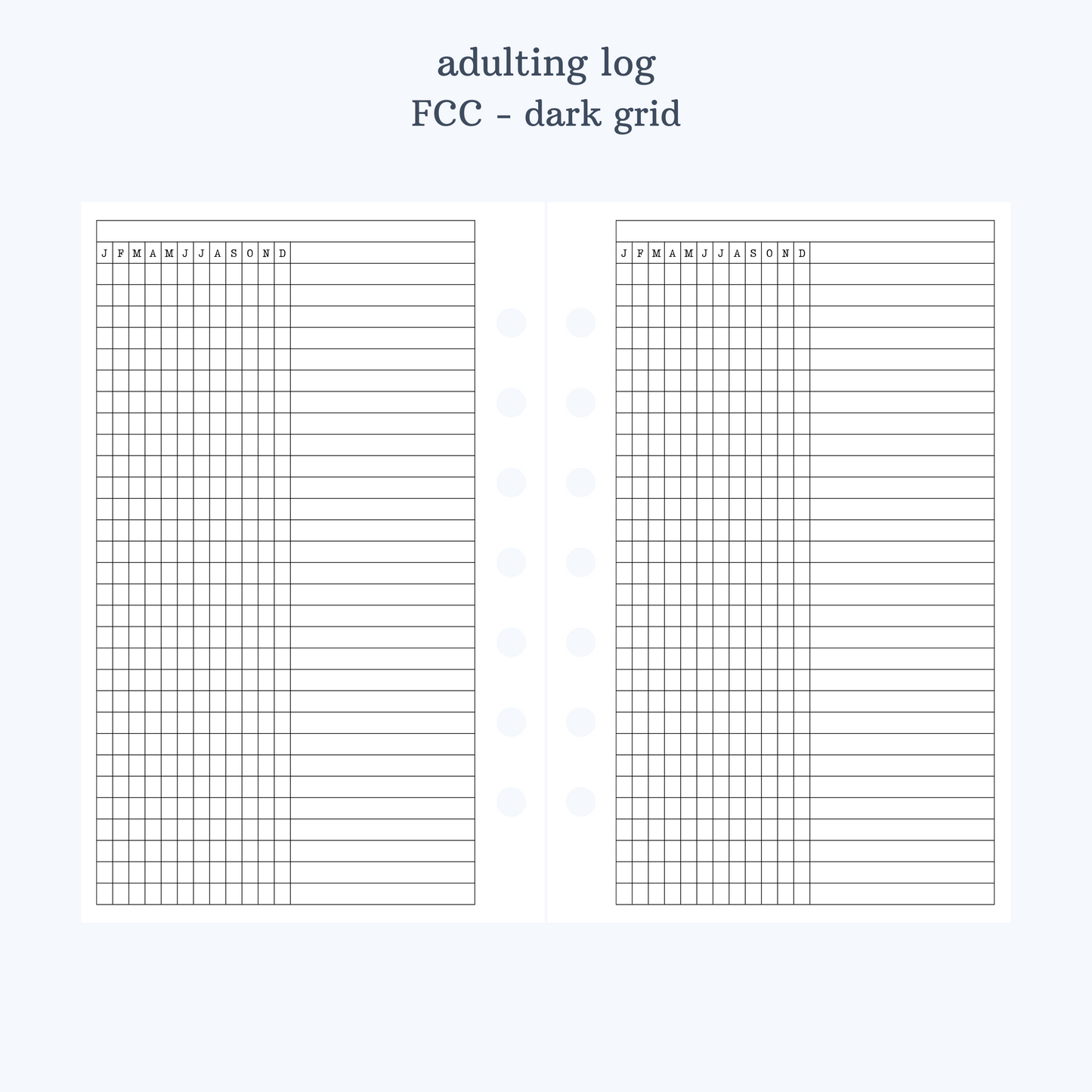 adulting log