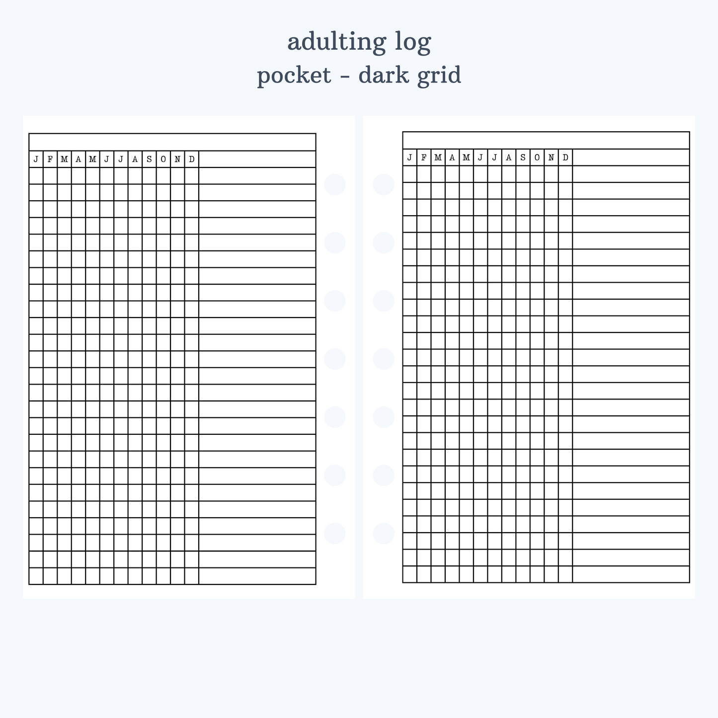 adulting log