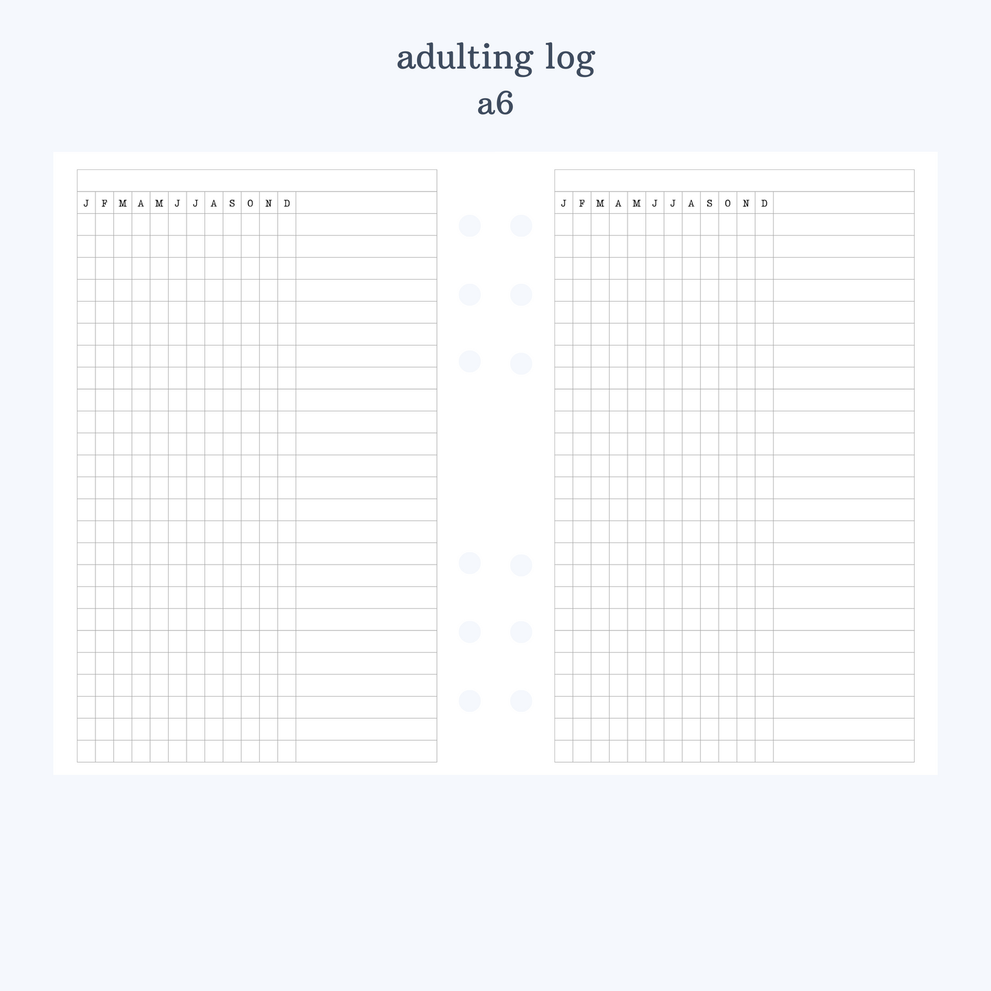 adulting log