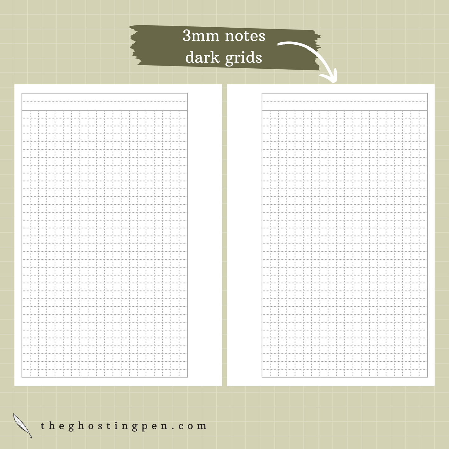 3mm notes - grids