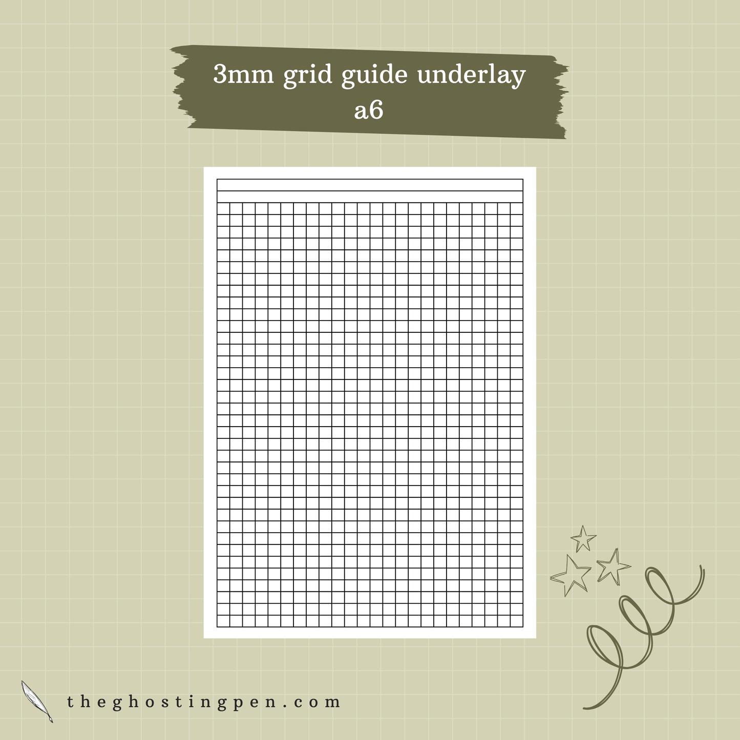 grid guide underlay freebie