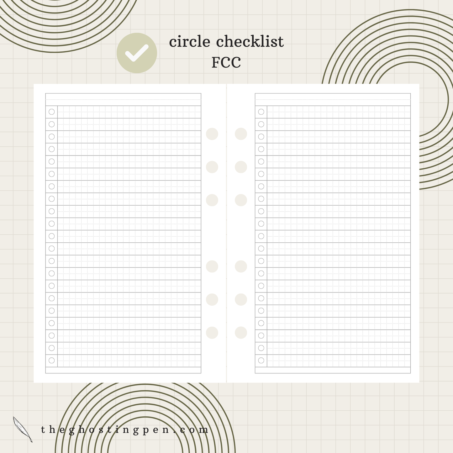 circle checklist