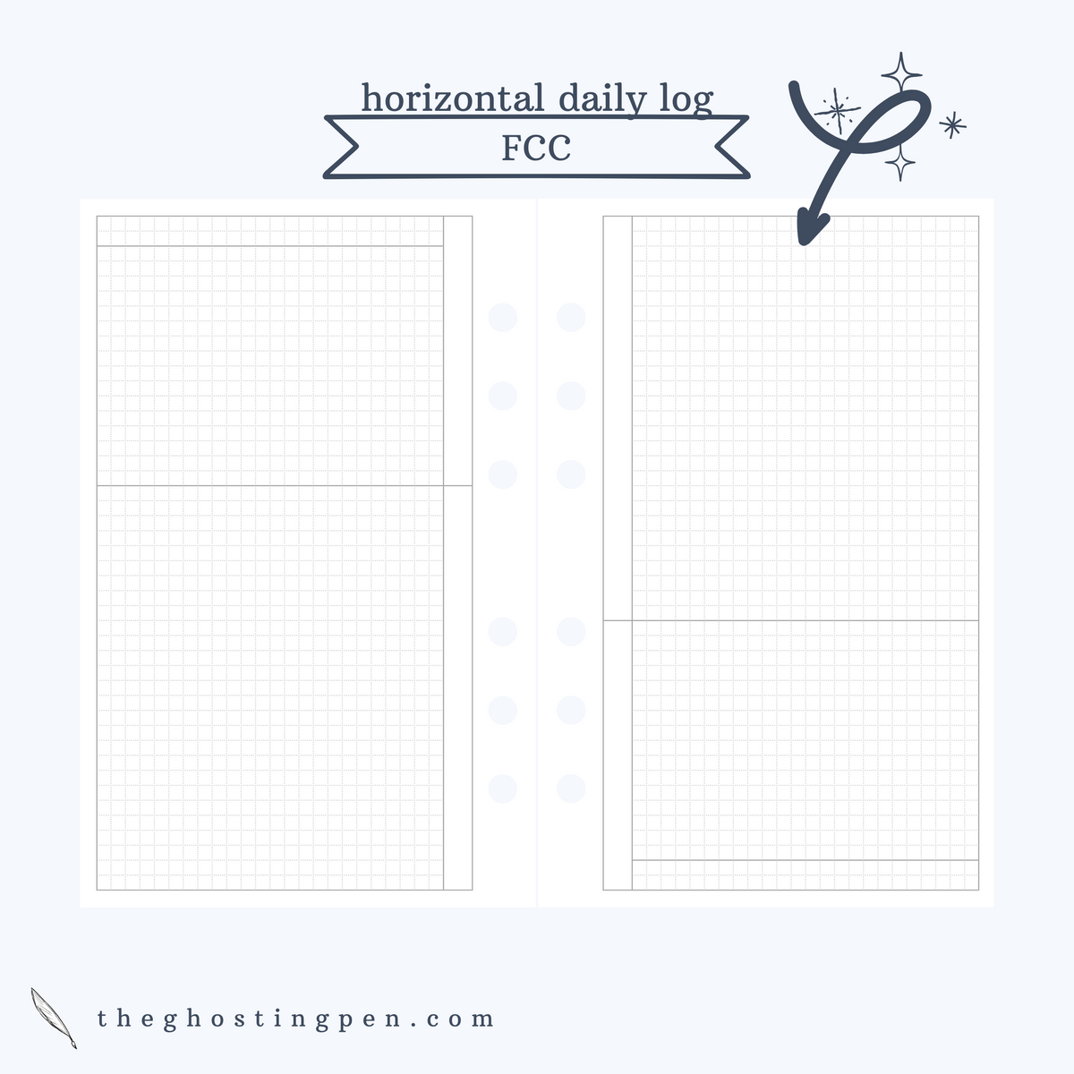 horizontal daily log – The Ghosting Pen