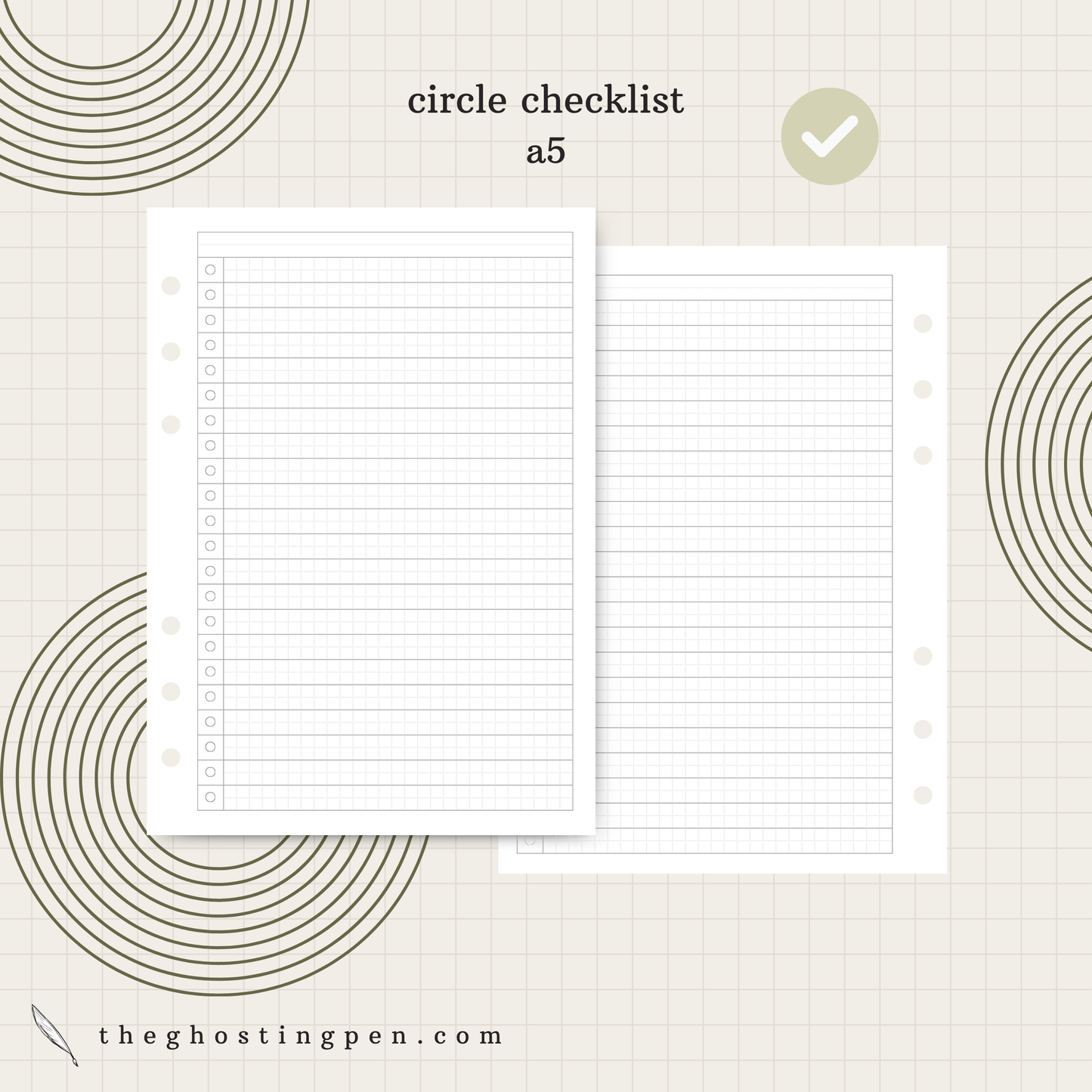 circle checklist