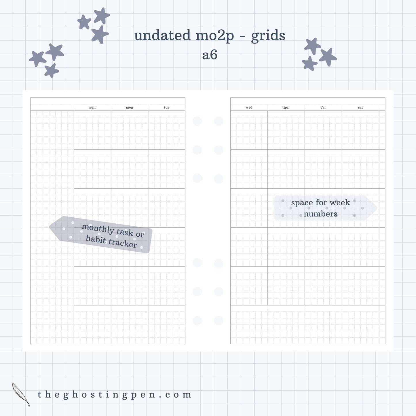 undated monthly - grids