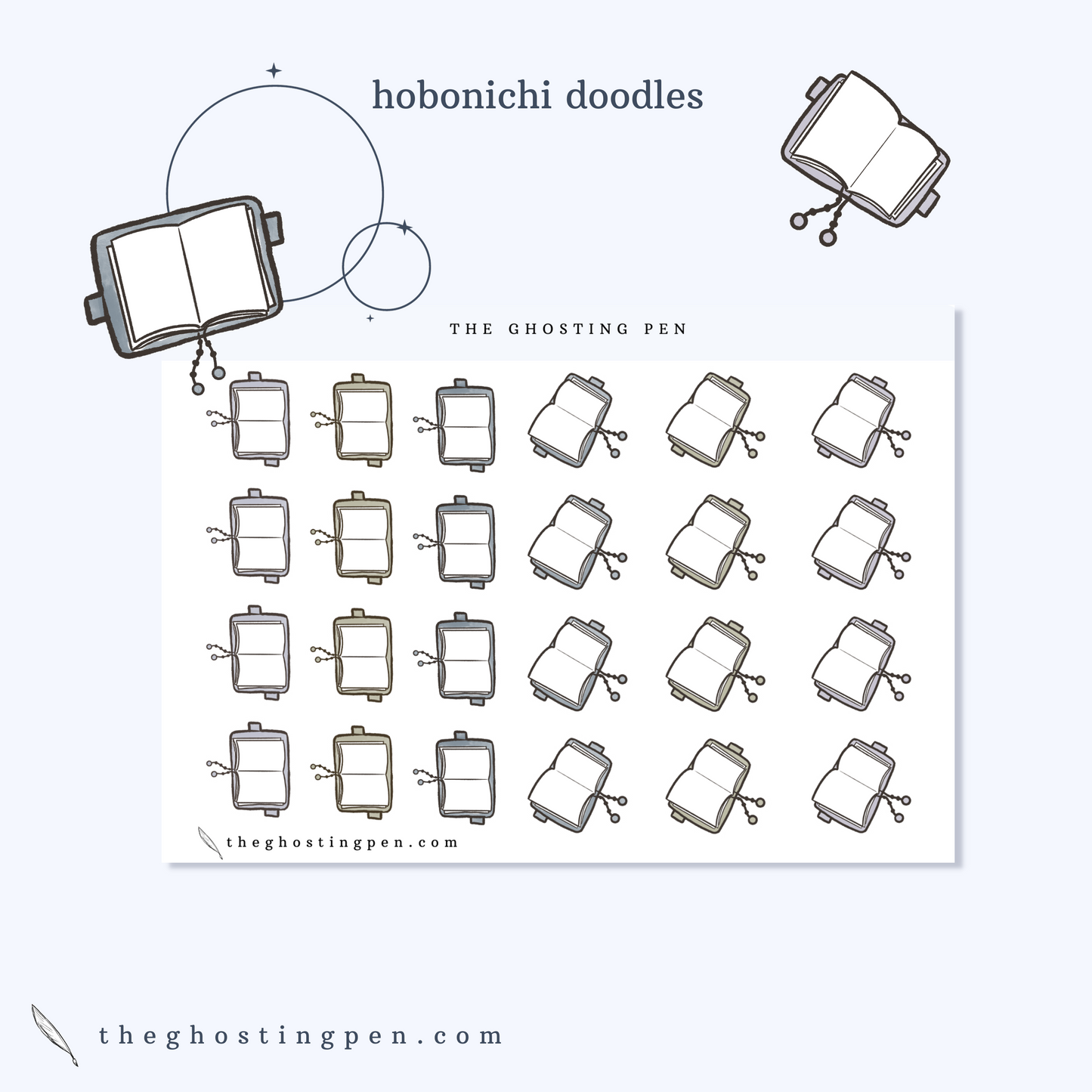 digital hobonichi doodles