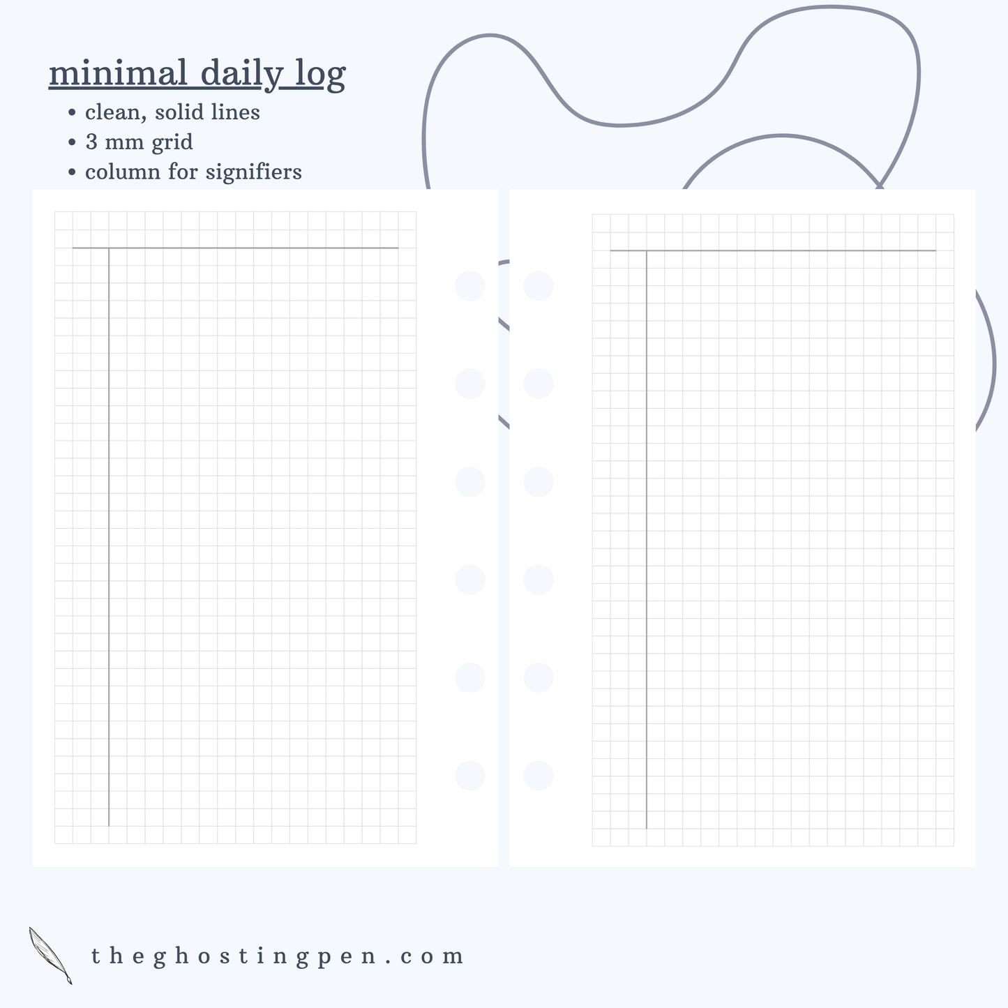 minimal daily log