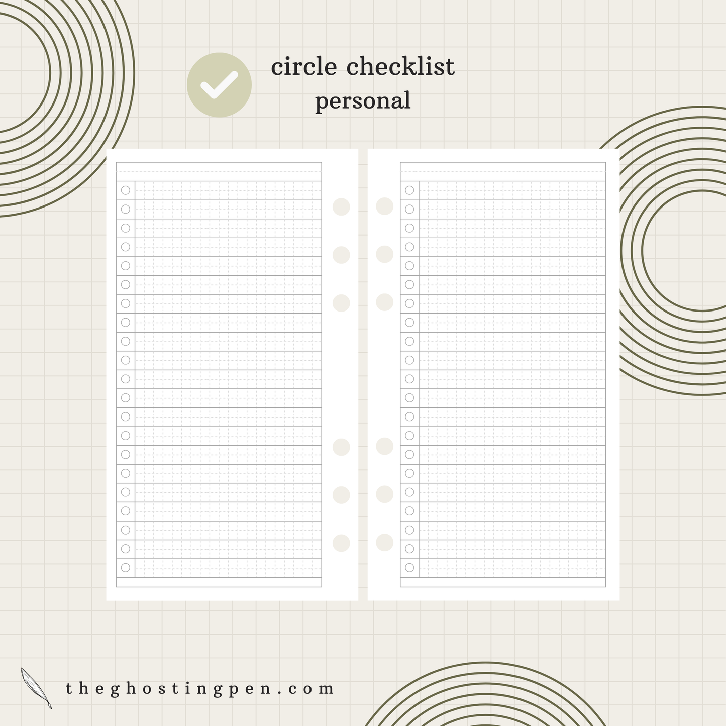 circle checklist