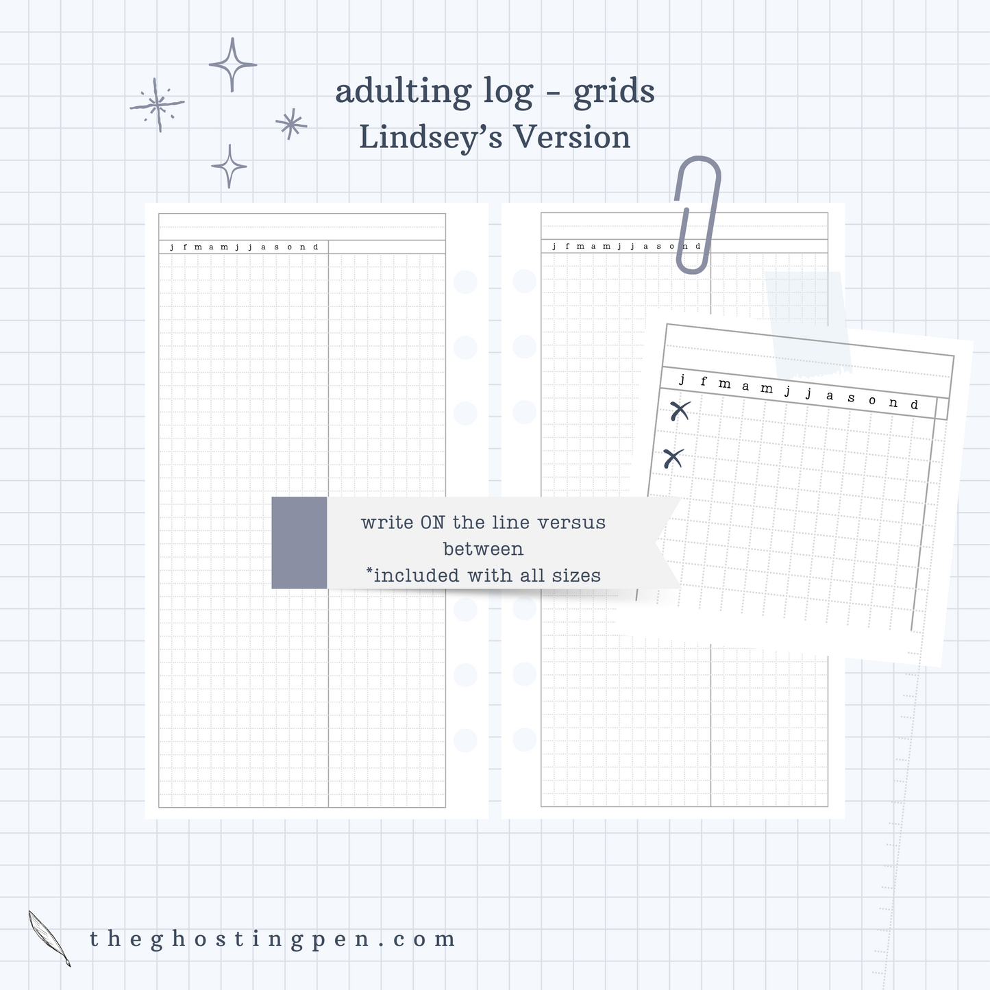 adulting log - grids