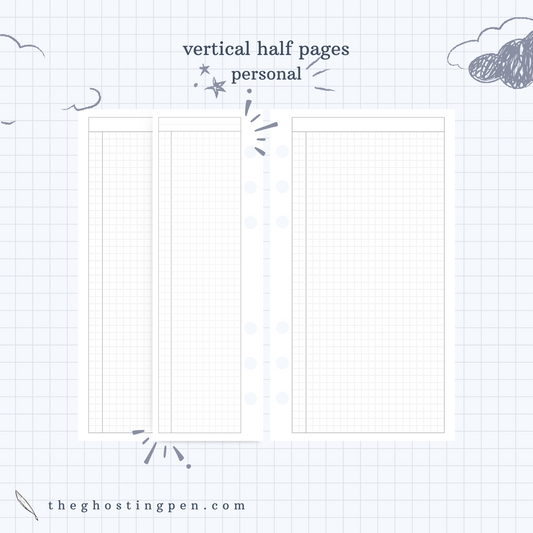 vertical half pages