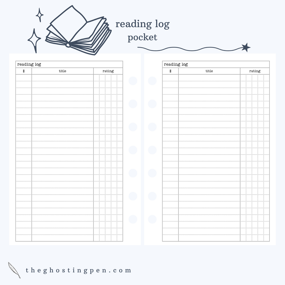 the reading log – The Ghosting Pen