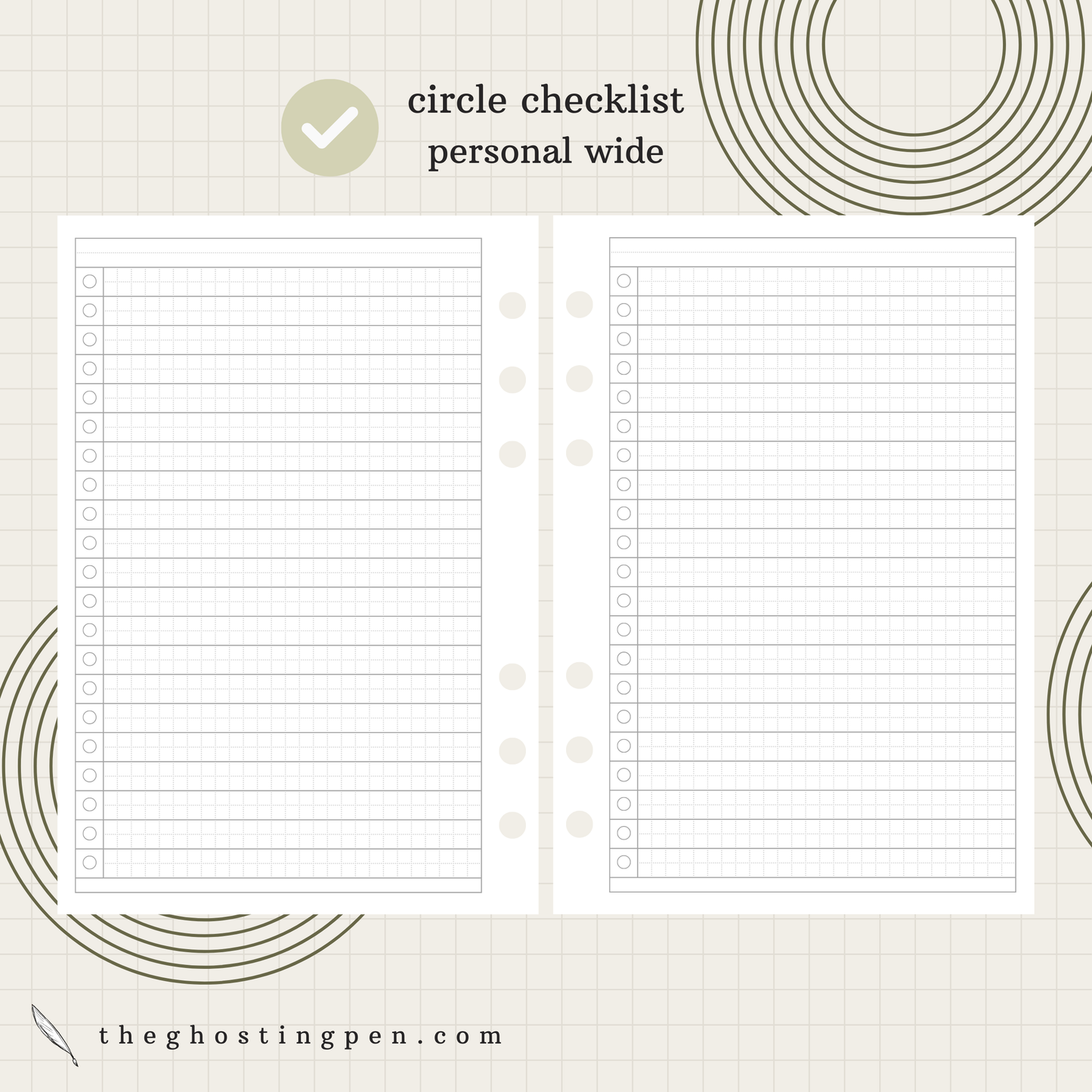 circle checklist